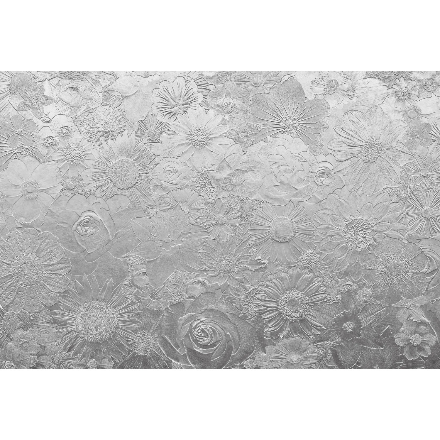 Fototapeta Silver Flowers 384x260 cm