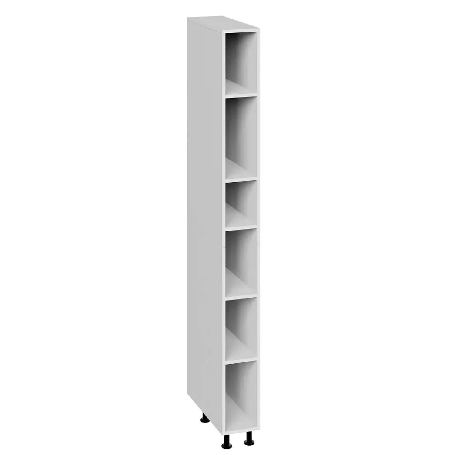 Korpus słupek 202,2x56x20 cm biały