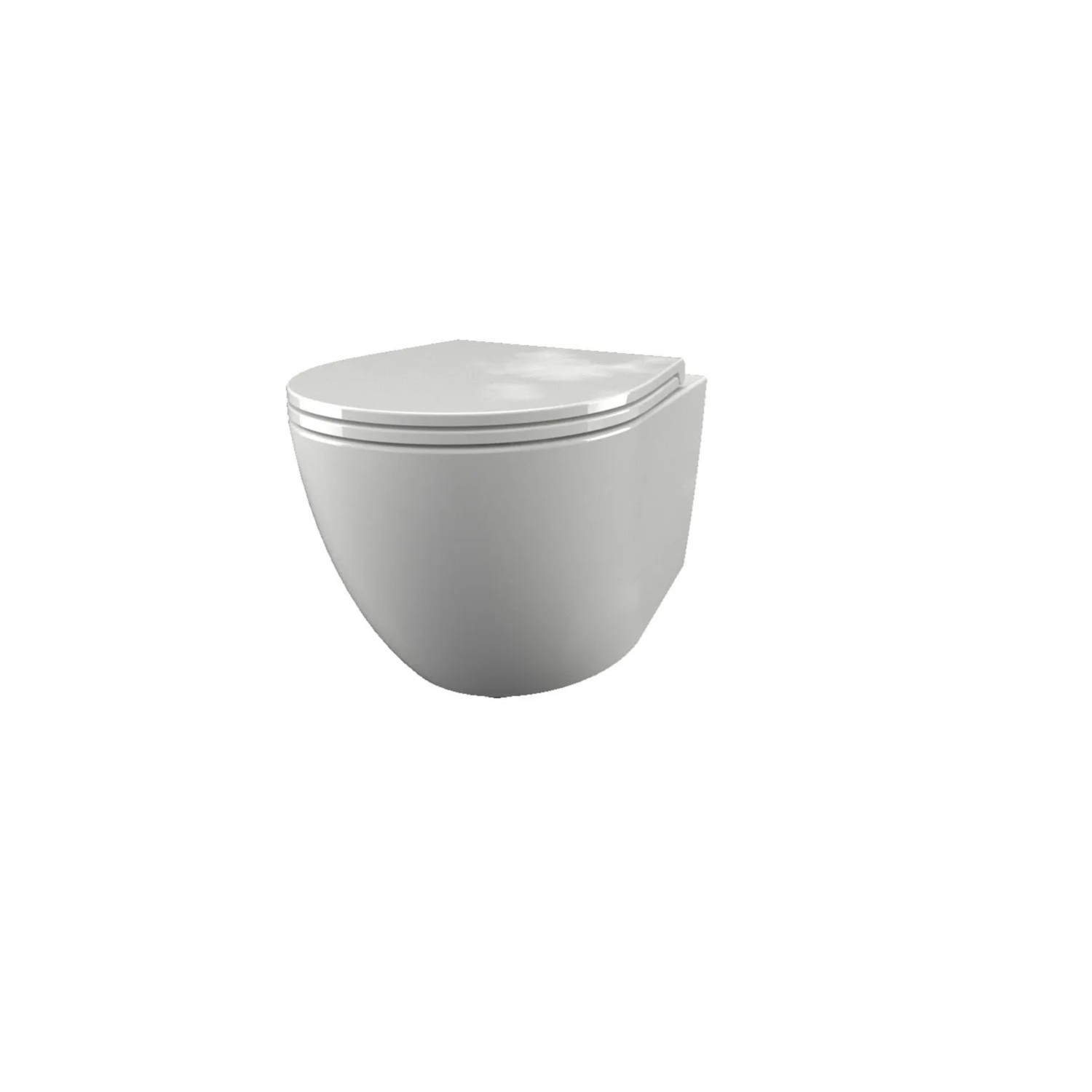 Miska WC Bull 500 biała połysk 50x38