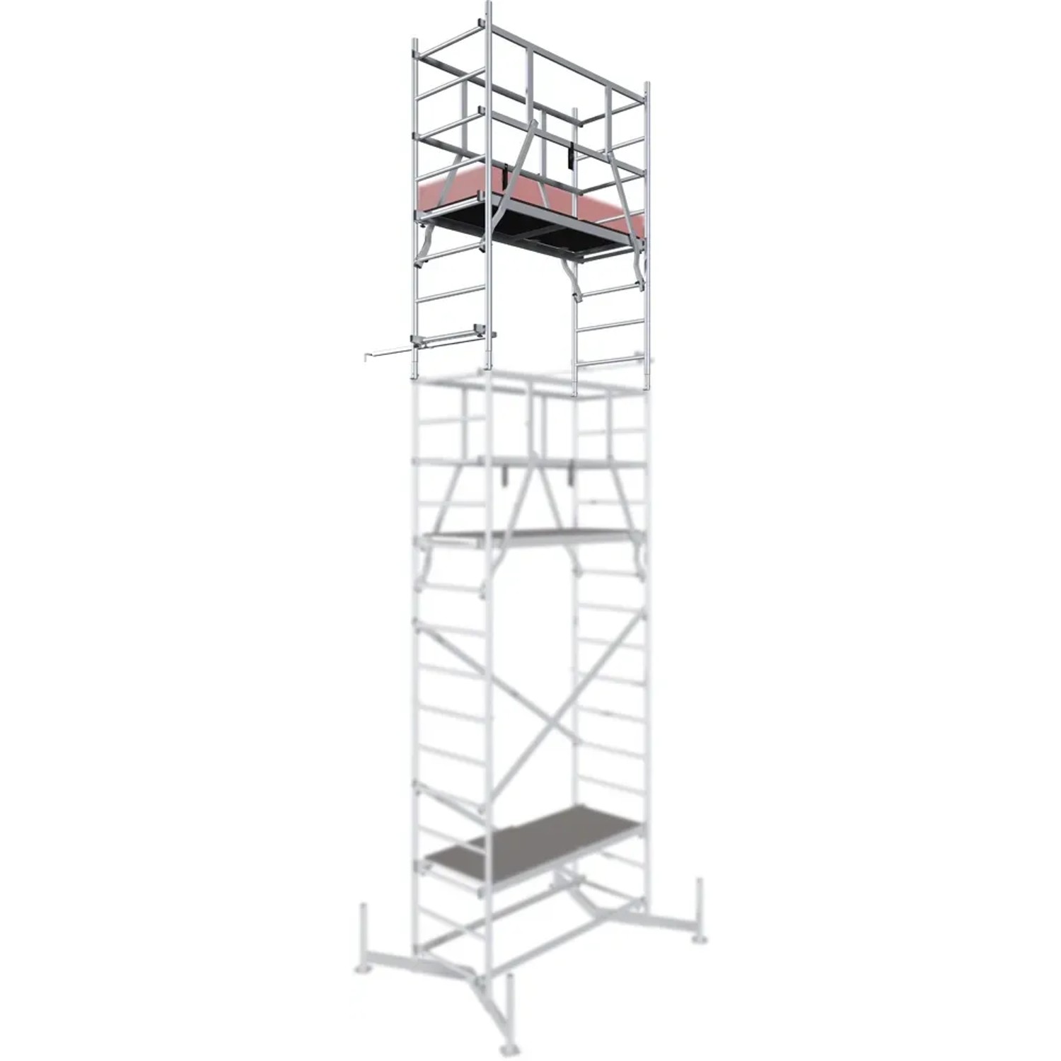 Krause Clim Tec Aluminiowe rusztowanie robocze 2. kondygnacja 7 m