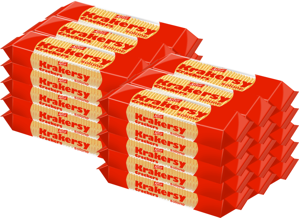 30x Krakersy solone Artur Dr Gerard, 175g