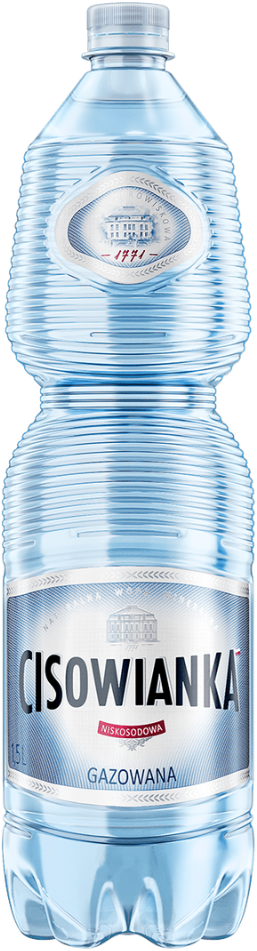 Woda gazowana Cisowianka, 1.5l, butelka PET, KAUCJA
