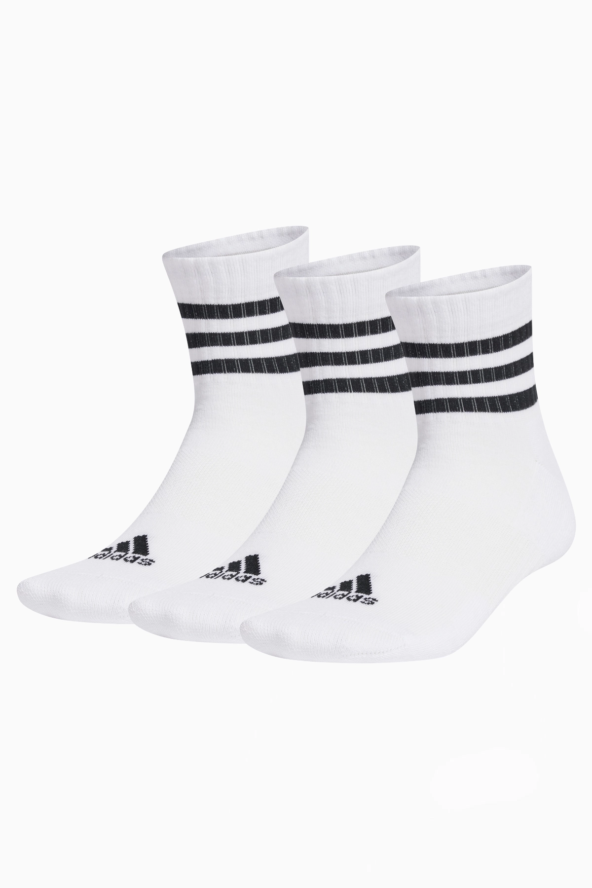 Skarpety adidas 3S Cushioned 3 Pairs - Biały