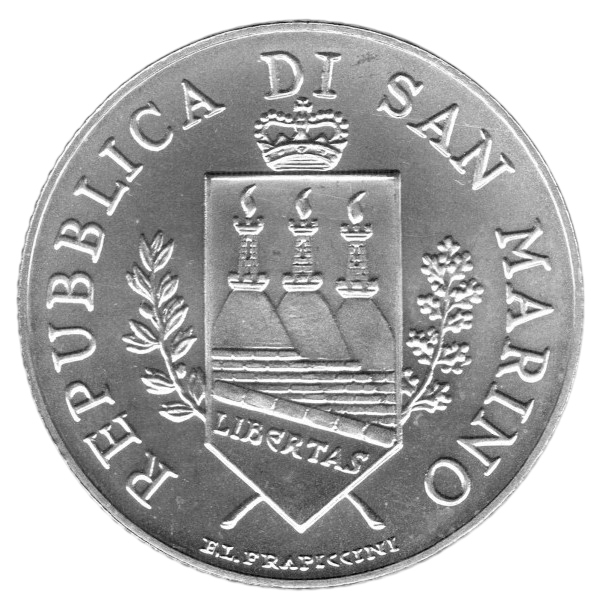 Srebrna moneta Bartolomeo Borghesi 2004 - wysyłka 24 h! - Mennica Skarbowa