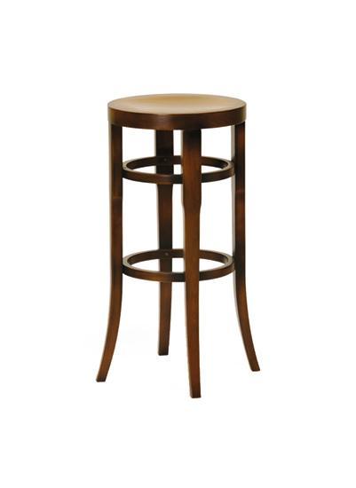Taboret drewniany bukowy emaliowany Paged ( C-3580 )
