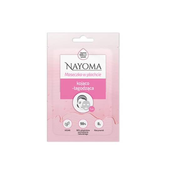 Nayoma - maseczka w płachcie kojąco-łagodząca, 1 sztuka