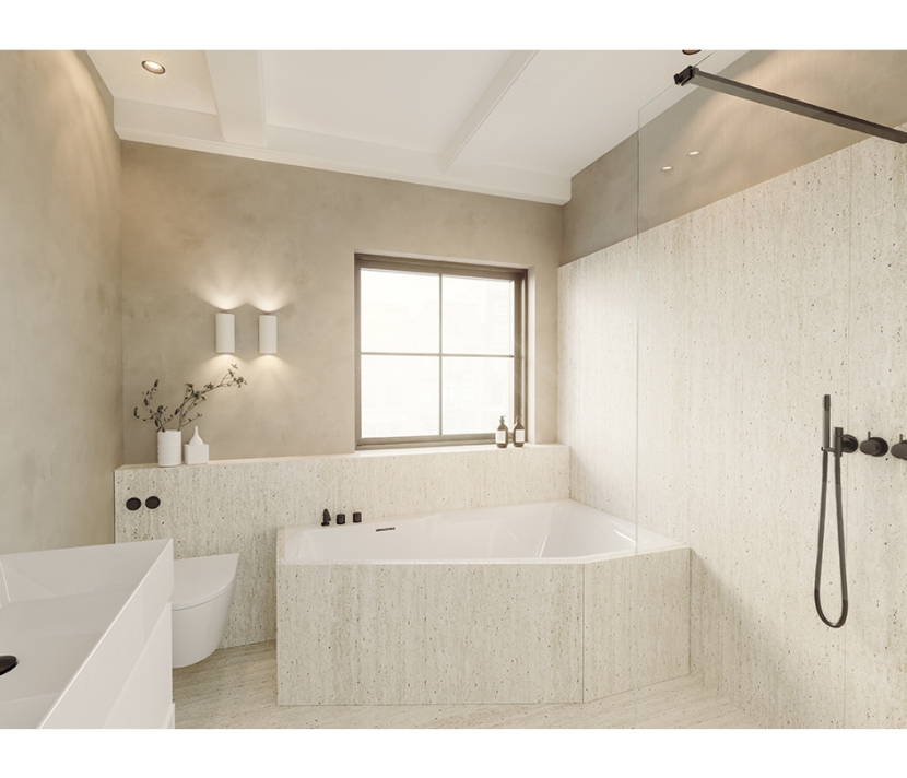 Riho Rethink Space wanna narożna 160x75 cm lewa Riho Fall biała B112006005
