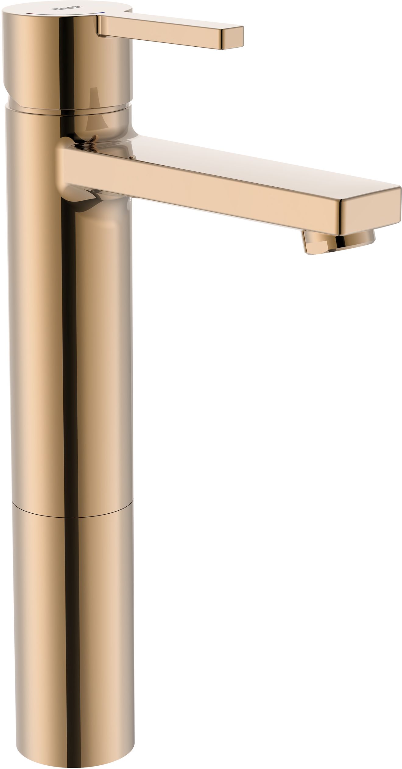 Roca Naia Rose Gold bateria umywalkowa stojąca złota A5A3B96RG0 - Wysyłka w 24h
