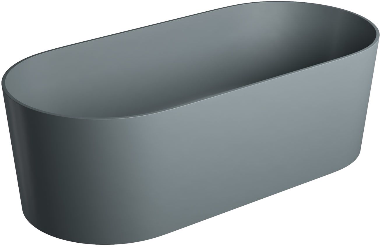 Omnires Ovo M+ wanna wolnostojąca 160x75 cm owalna ash grey OVOWWAG