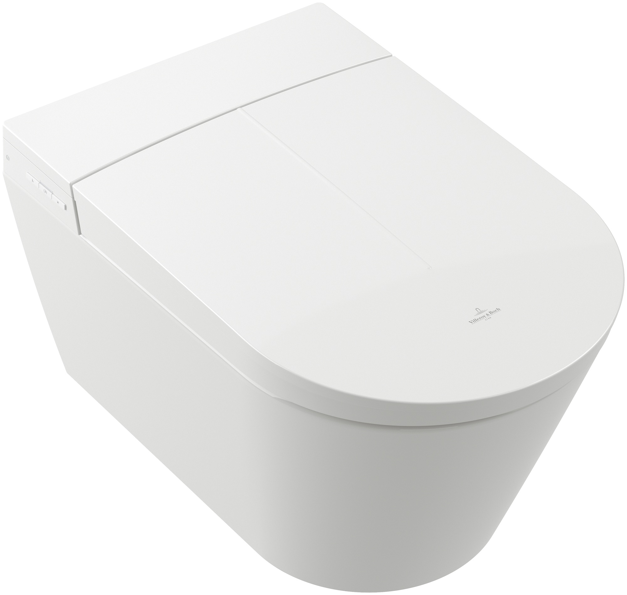 Villeroy & Boch Tivo toaleta myjąca wisząca bez kołnierza ze spłukiwaniem wirowym Weiss Alpin V22EM101