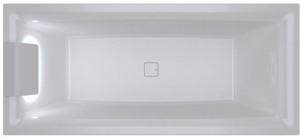 Riho Still Square LED wanna prostokątna 170x75 cm biały błyszczący B100004005