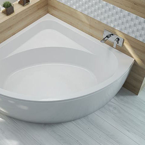 Sanplast Free Line wanna narożna 150x150 cm ze stelażem WS/FREE150x150+STW biała 610-040-0351-01-000