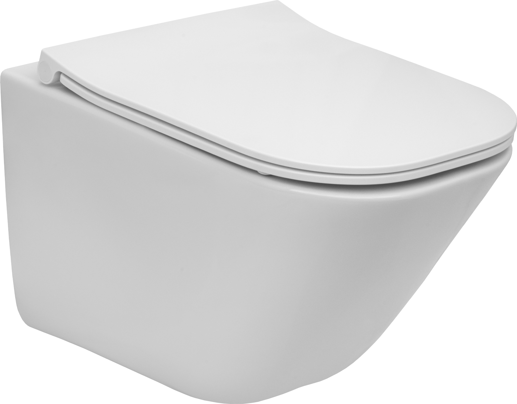 Roca Gap Square miska WC wisząca bez kołnierza biały A34647A000 - Wysyłka w 24h