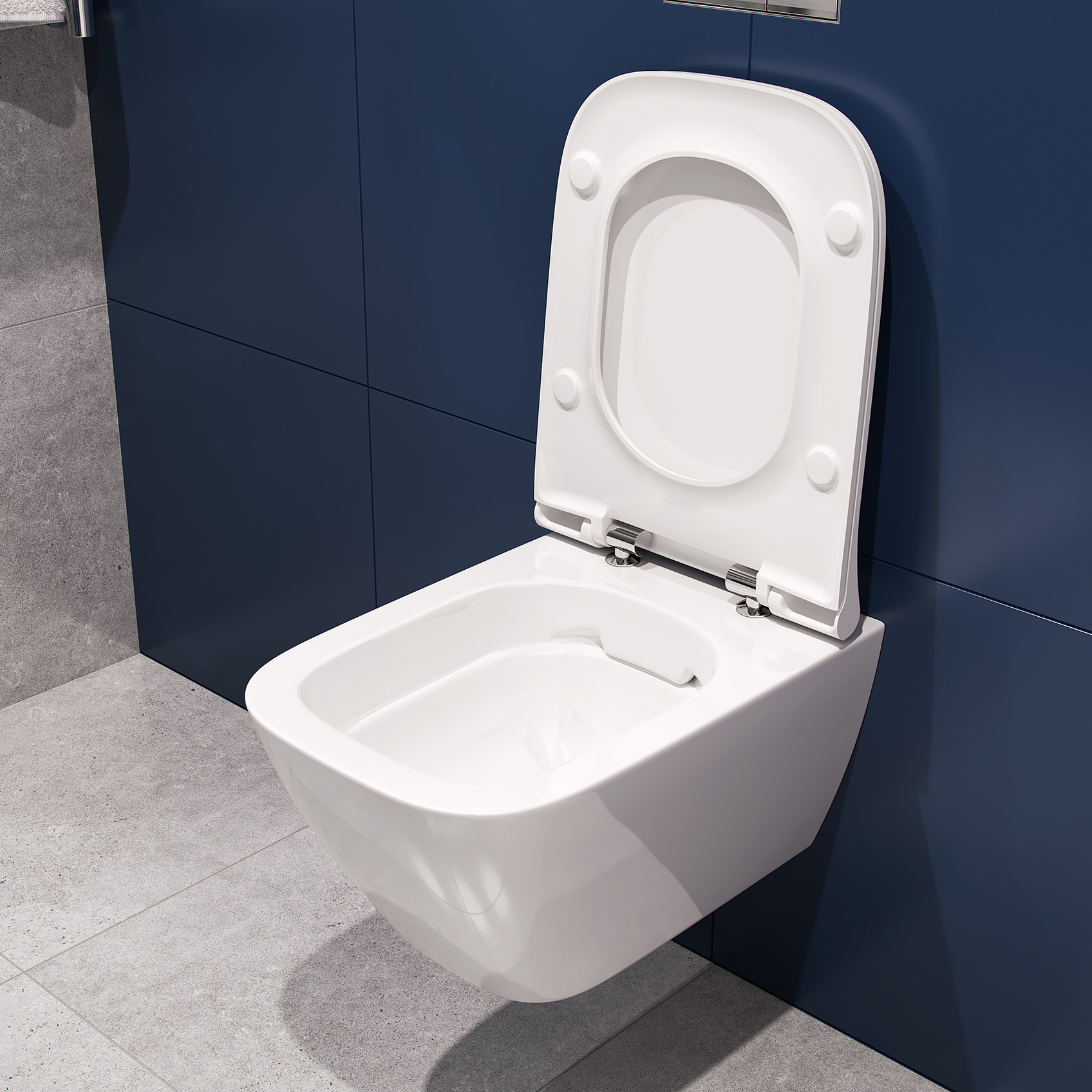 Geberit Smyle miska WC wisząca bez kołnierza biały 500.379.01.1 - Wysyłka w 24h