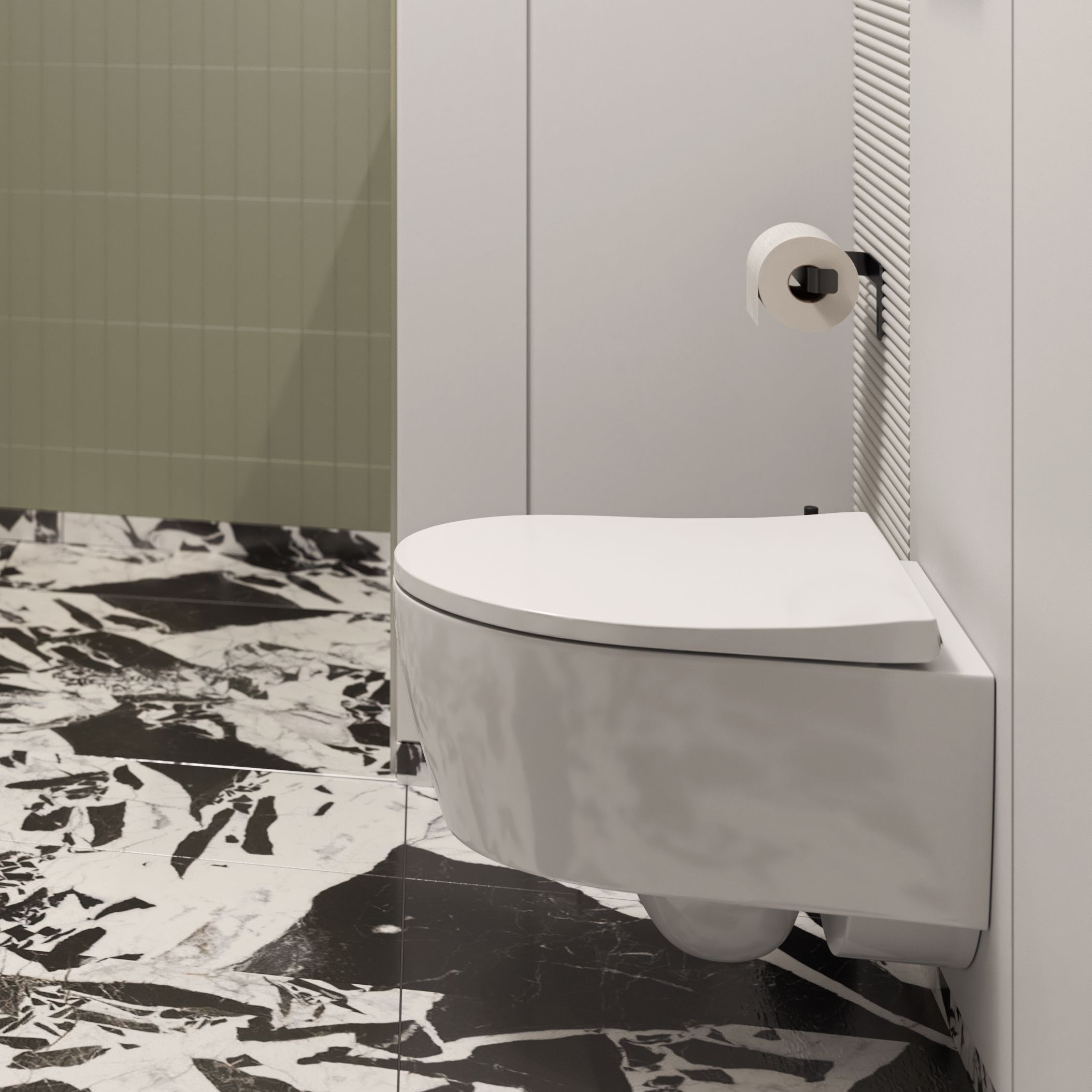 Geberit iCon miska WC wisząca bez kołnierza biały połysk z deską wolnoopadającą 503.232.00.1