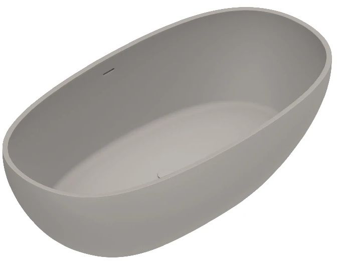 Catalano Vasca wanna wolnostojąca 176x91 cm owalna Satin Tortora 7239020032