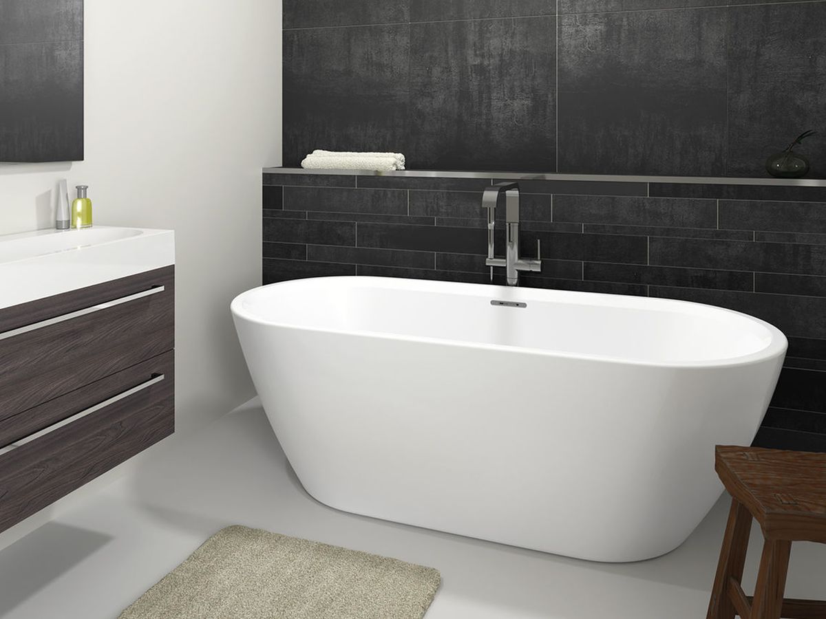 Riho Inspire wanna wolnostojąca 180x80 cm owalna biały mat B085001105