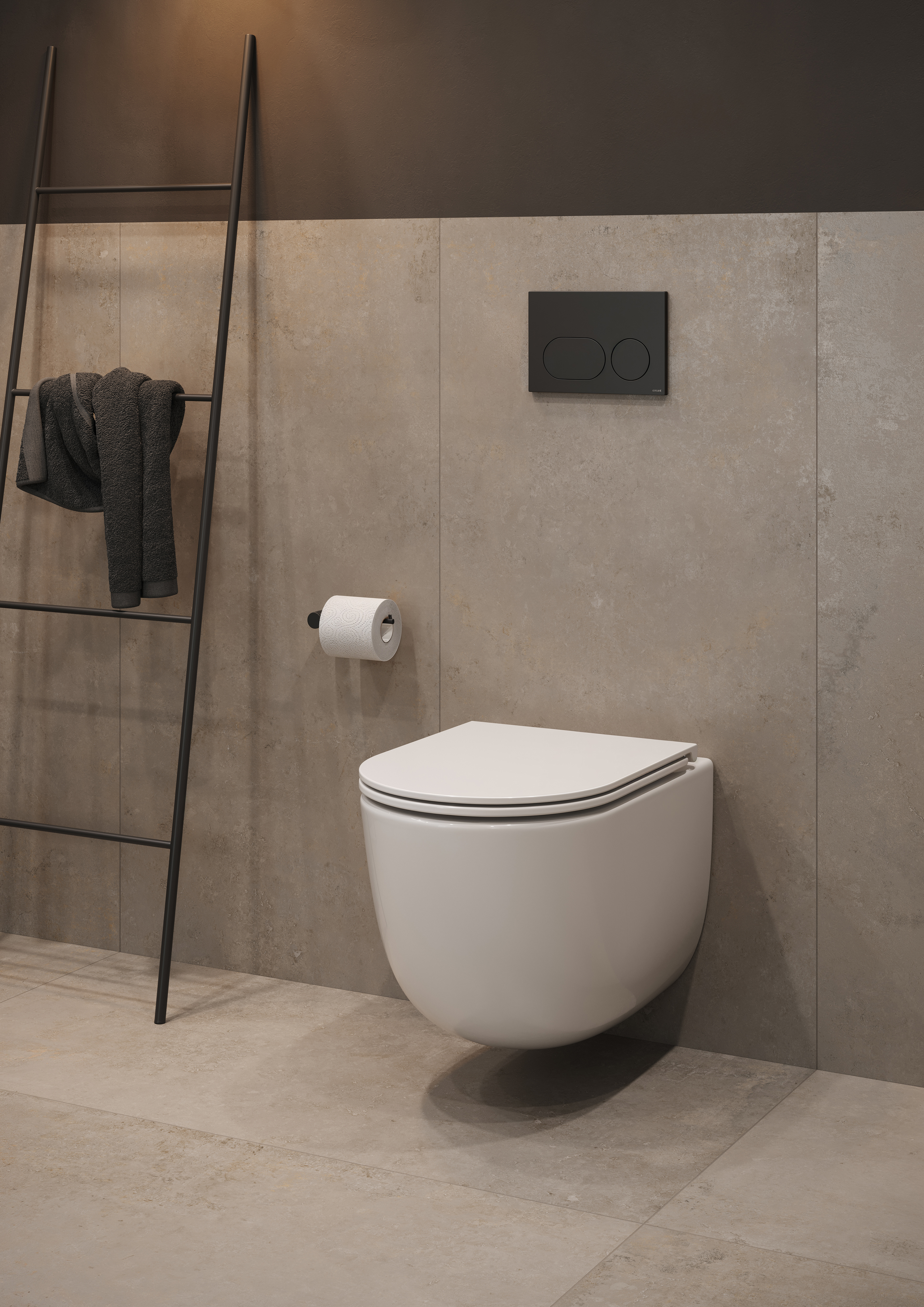 Cersanit Remo miska WC z deską wolnoopadającą wisząca bez kołnierza ze spłukiwaniem wirowym biały połysk S4035-001 - Wysyłka w 24h