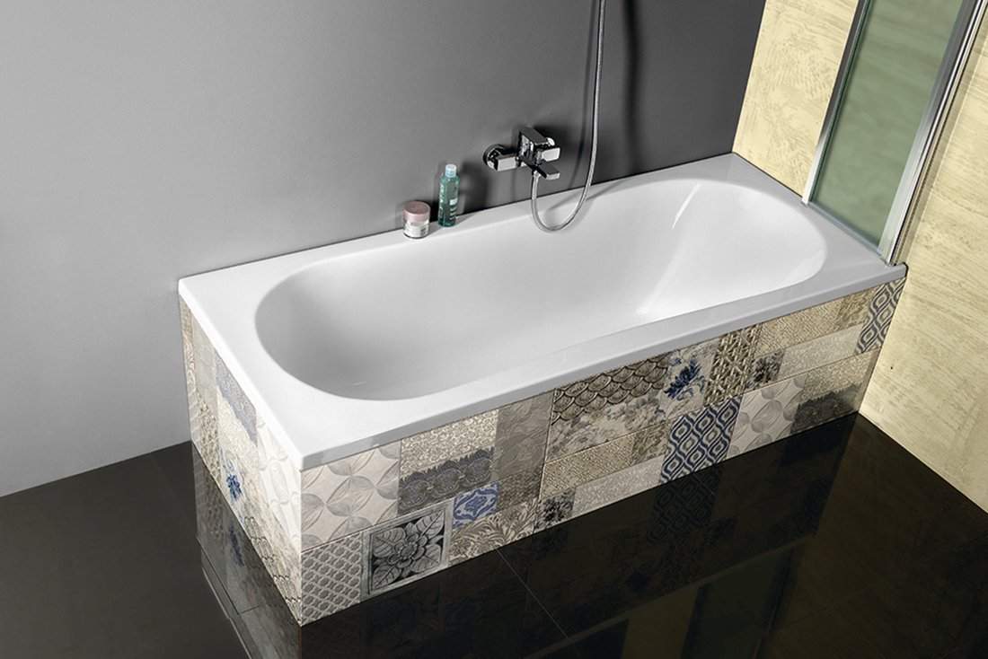 Aqualine Jizera wanna prostokątna 180x80 cm biała G1880