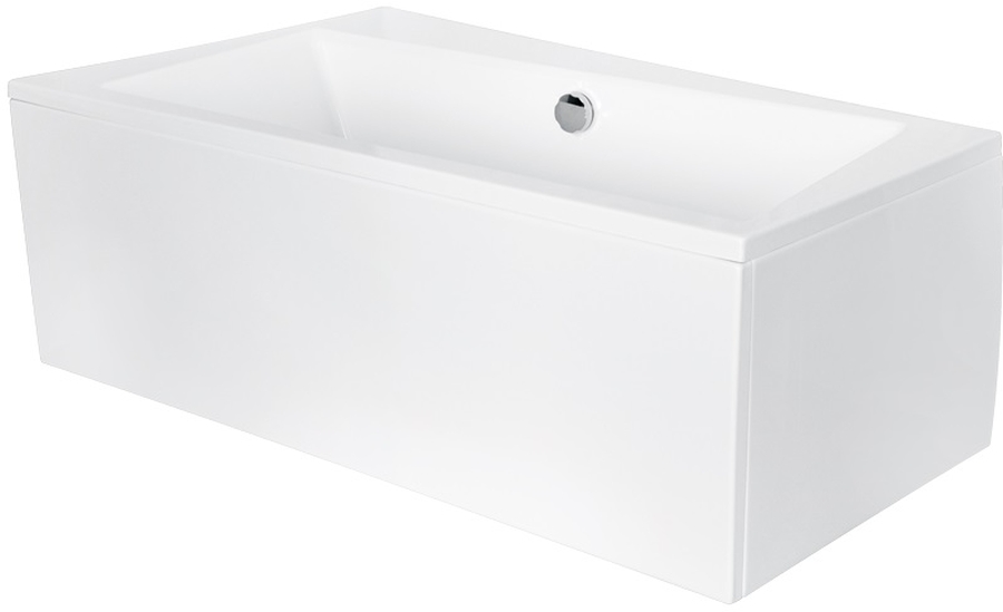 Zestaw Besco Infinity wanna narożna 150x90 cm asymetryczna lewa z obudową (#WAI150NL, OAI150NS)
