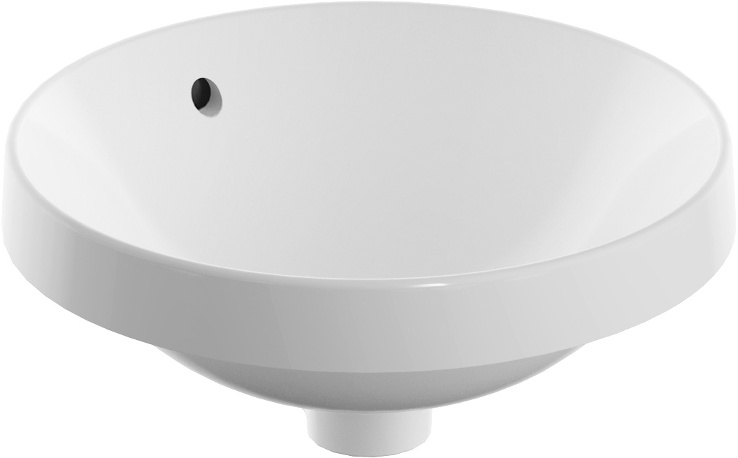 Geberit Variform umywalka 40 cm wpuszczana okrągła biała 500.700.01.2