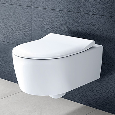 Villeroy & Boch Avento Combi-Pack miska WC wisząca z deską wolnoopadającą Weiss Alpin 5656RS01 - Wysyłka w 24h