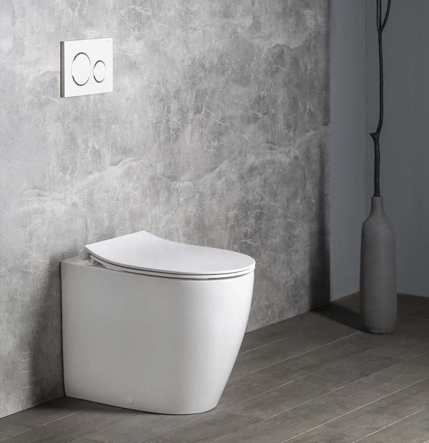 Isvea Sentimenti miska WC stojąca bez kołnierza biały 10SM10004SV - Wysyłka w 24h