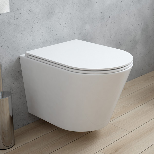 Oltens Jog miska WC wisząca PureRim z powłoką SmartClean biała 42501000 - Wysyłka w 24h