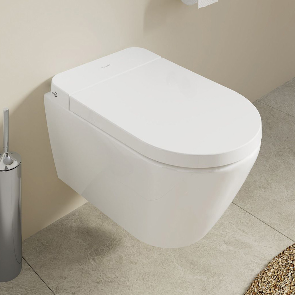 Duravit SensoWash D-Neo Compact miska WC wisząca HygieneGlaze z deską myjącą biały połysk 654000012004300 - Wysyłka w 24h