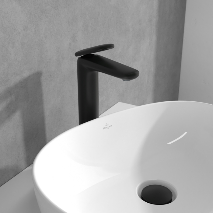 Villeroy & Boch Antao bateria umywalkowa stojąca czarna TVW111005000K5