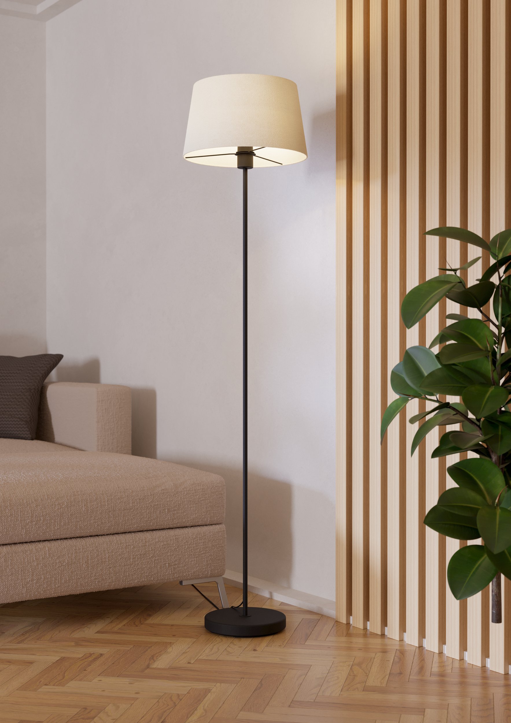 Eglo Febres lampa stojąca 1x60 W biała 901265