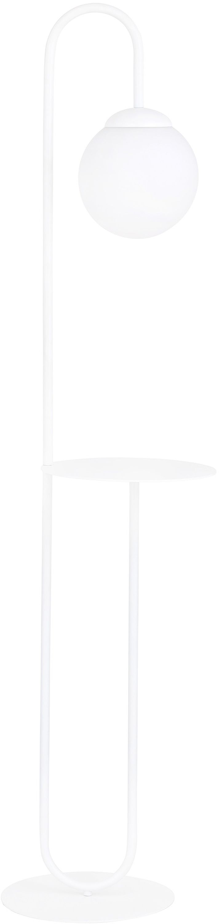 Emibig Bari lampa stojąca 1x15 W biała 1236/LP1