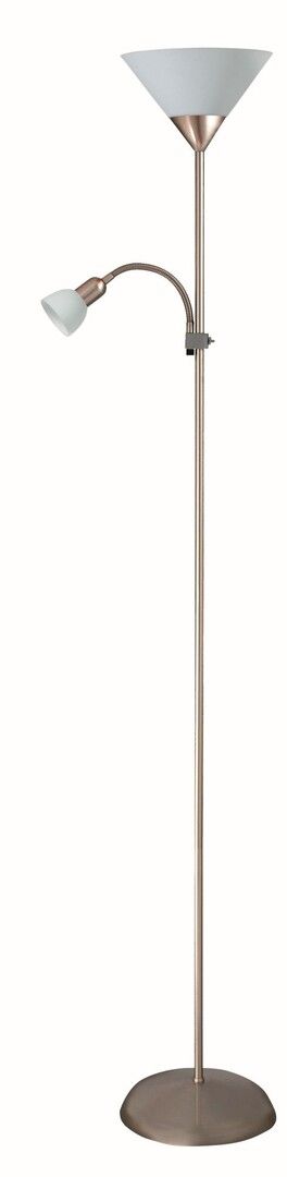 Rabalux Action lampa stojąca 2x100 W biała/chrom 4064