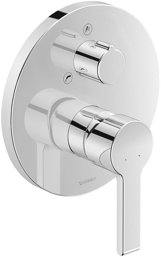 Duravit B.2 bateria wannowo-prysznicowa podtynkowa chrom B25210012010