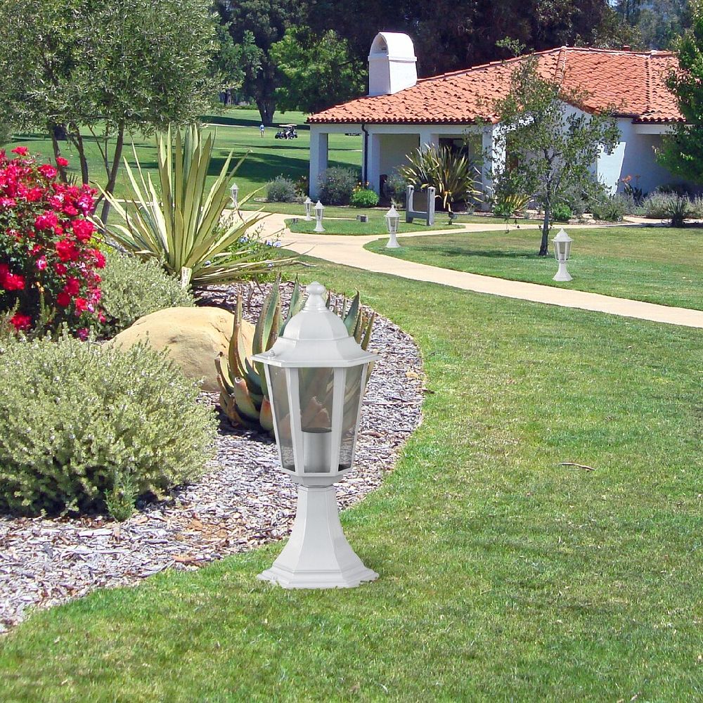 Rabalux Velence lampa stojąca zewnętrzna 1x60 W biała 8205