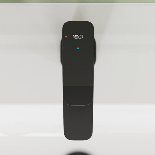 Grohe Dice bateria umywalkowa stojąca Cold Start czarny mat 1018612430