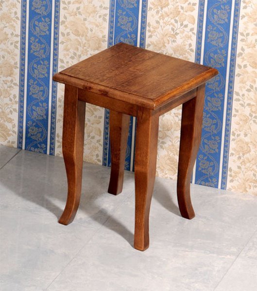 Sapho Retro taboret łazienkowy drewno bukowe brąz 1677