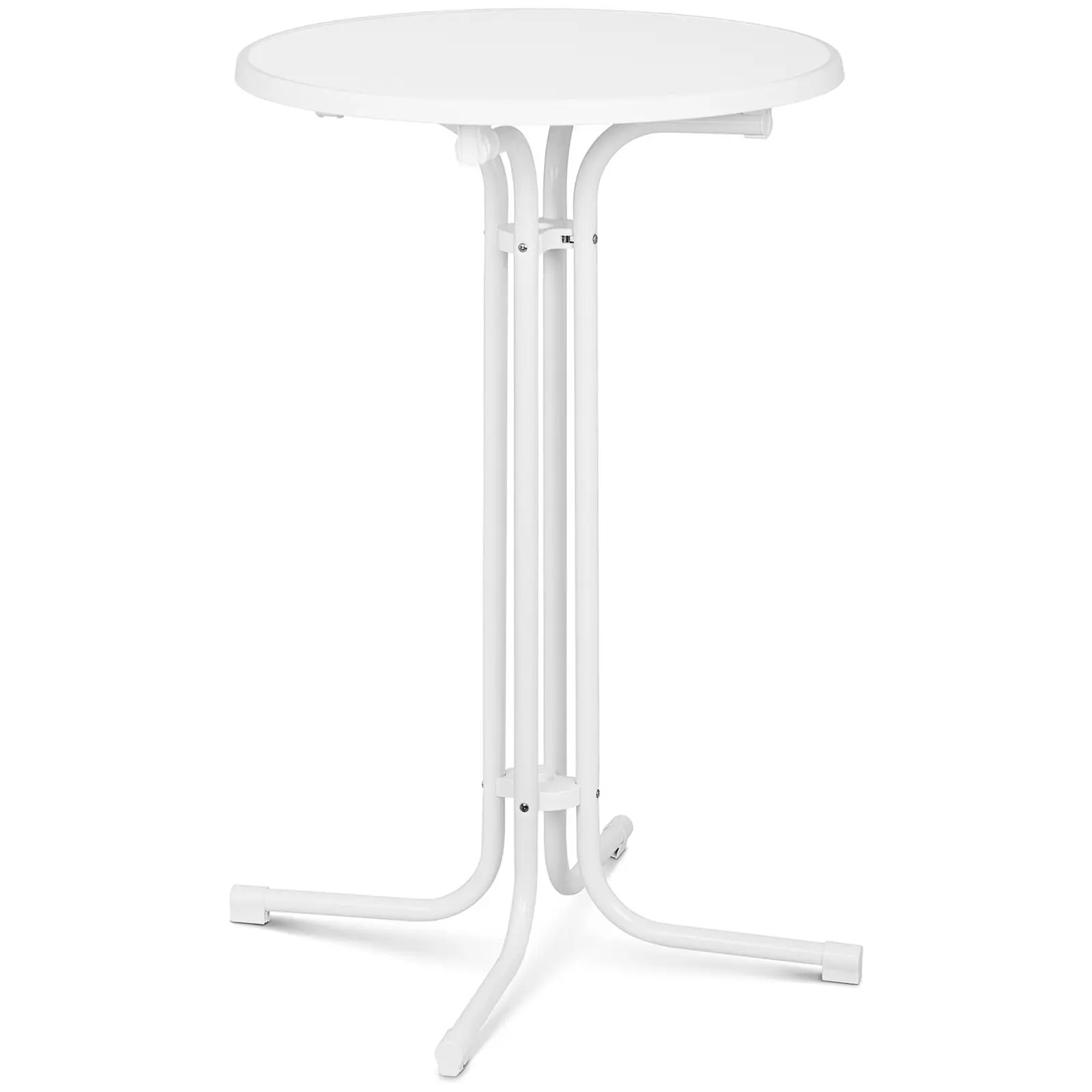Składany stolik barowy biały 70cm | 10011470