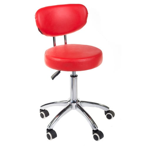 Bs taboret kosmetyczny bt-229 czerwony