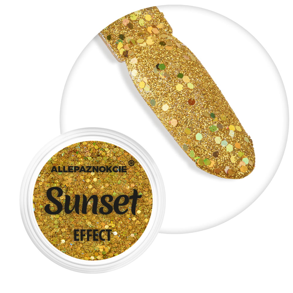 Pyłek do paznokci Sunset Effect Allepaznokcie 1 g Nr 04