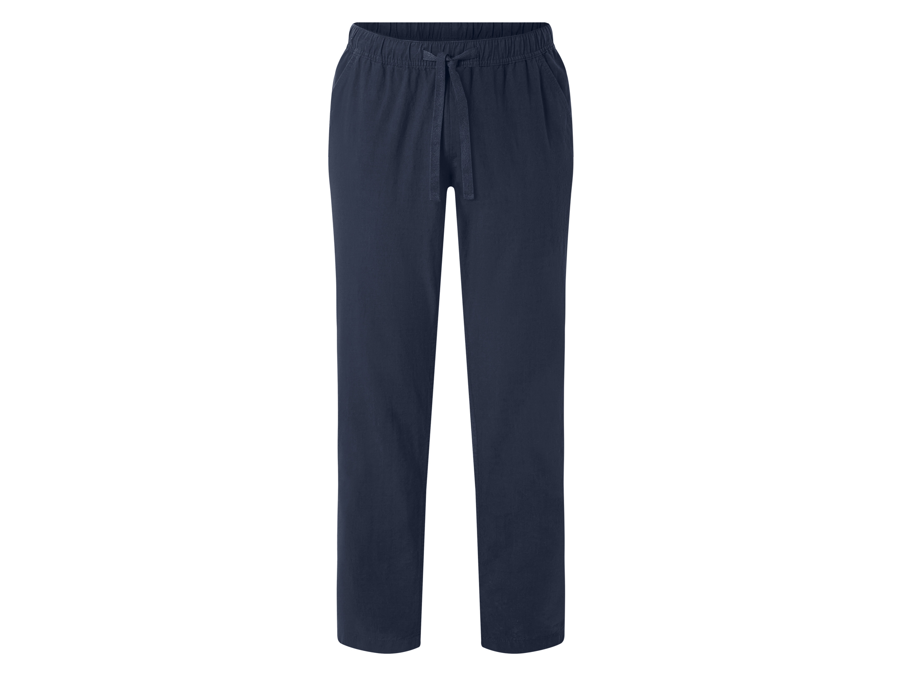 esmara Men Spodnie straight fit męskie z bawełny Granatowy, L 52/54