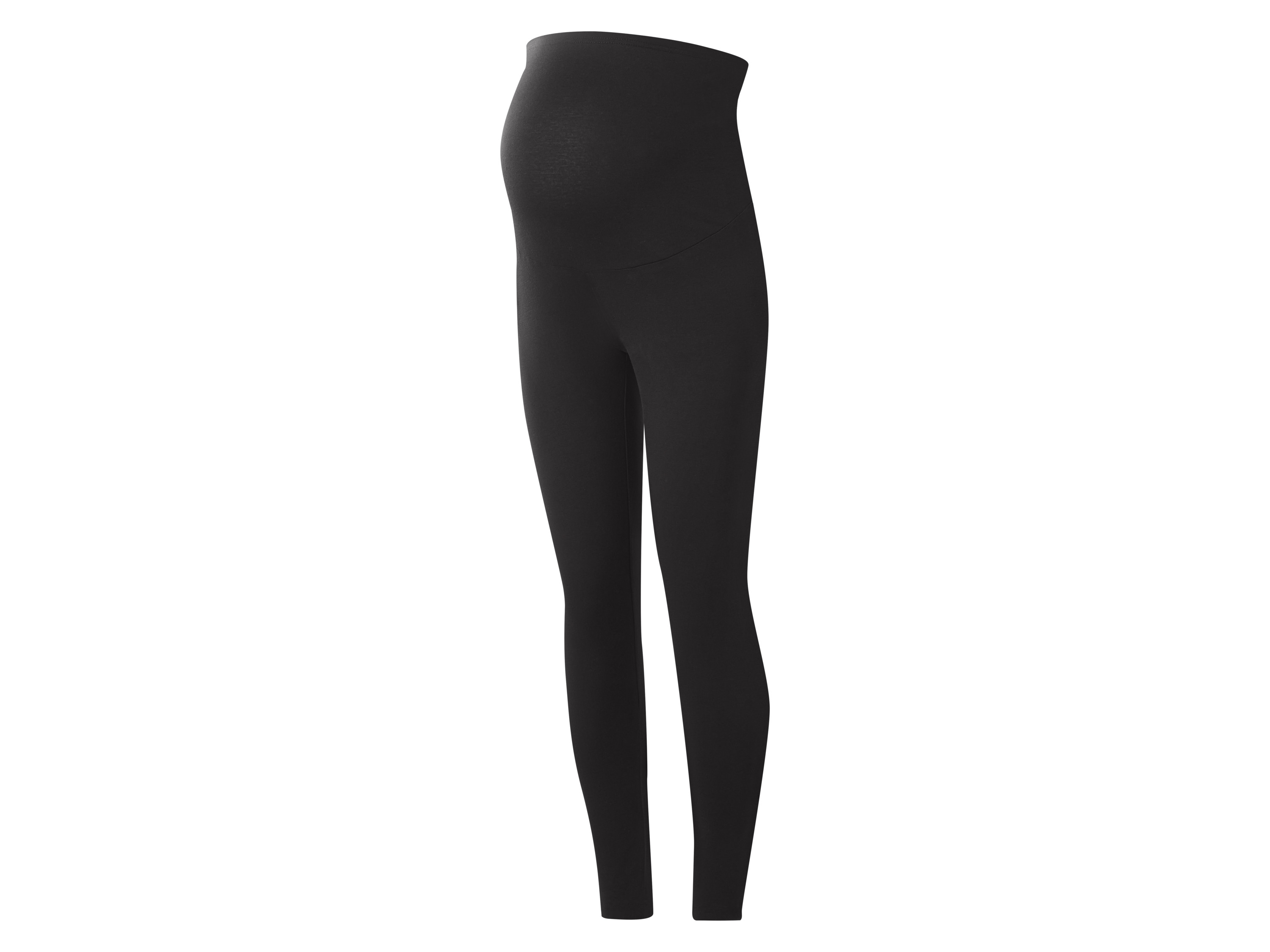 esmara Legginsy ciążowe damskie z biobawełną Czarny, L44/46