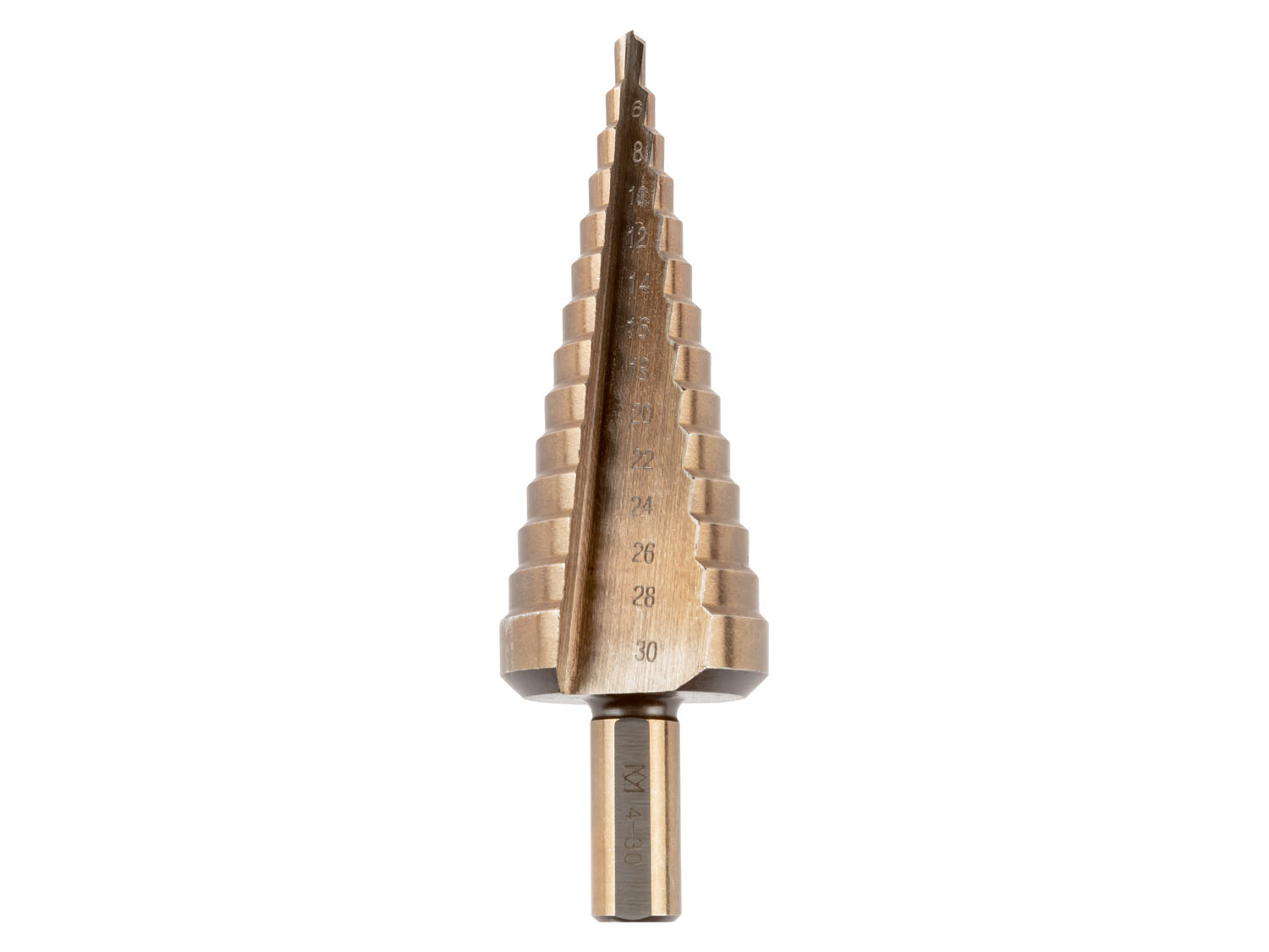 Parkside Performance Wiertło stopniowe ze stali Hss, 1 sztuka lub 1 zestaw Wiertło stopniowe 4-30 mm, 1 sztuka