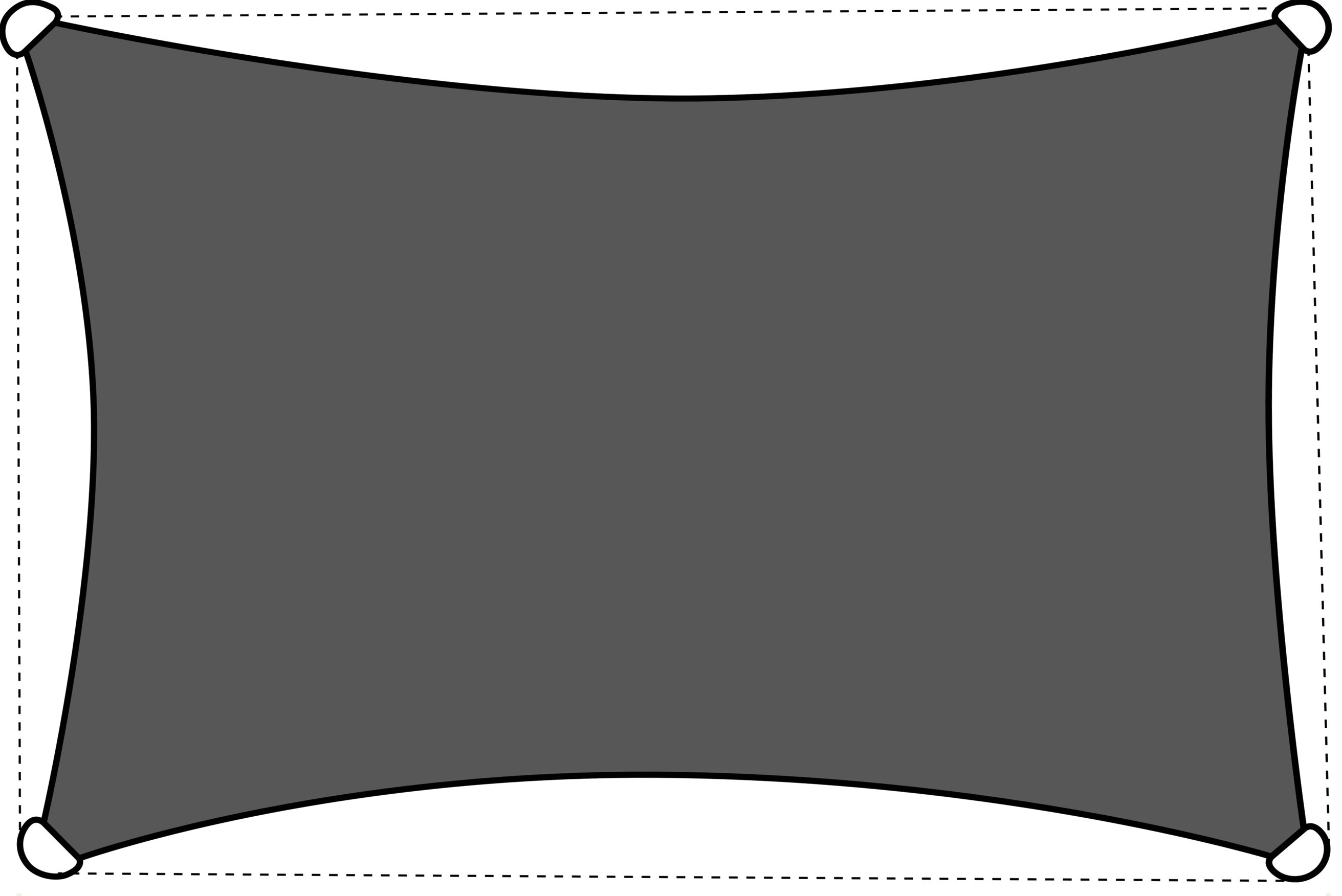 Livarno Żagiel przeciwsłoneczny, 300 x 200 cm Antracytowy