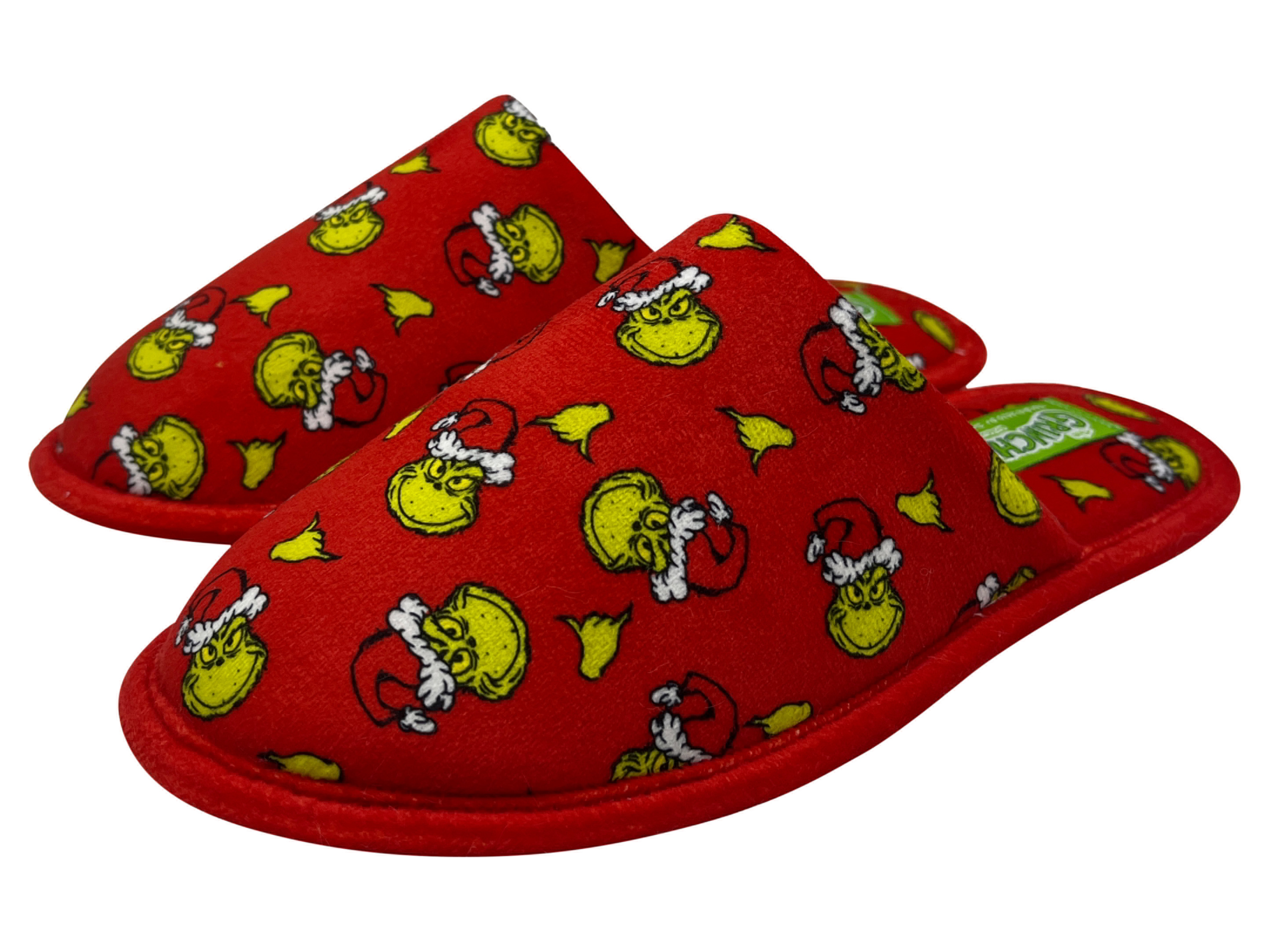 Kapcie damskie lub męskie Grinch Czerwony, 39/40