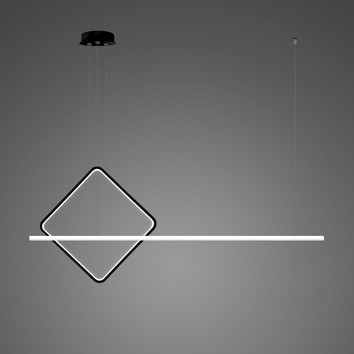 Darmowa Dostawa - Lampa wisząca 2x33 W czarna Altavola Design Linea LA087PD403kblackwhite