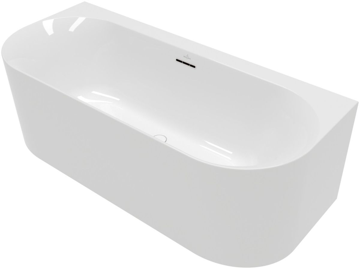 Darmowa Dostawa - Wanna przyścienna 180x80 cm owalna biały Villeroy & Boch Loop & Friends UBA180LOF9CS00V01