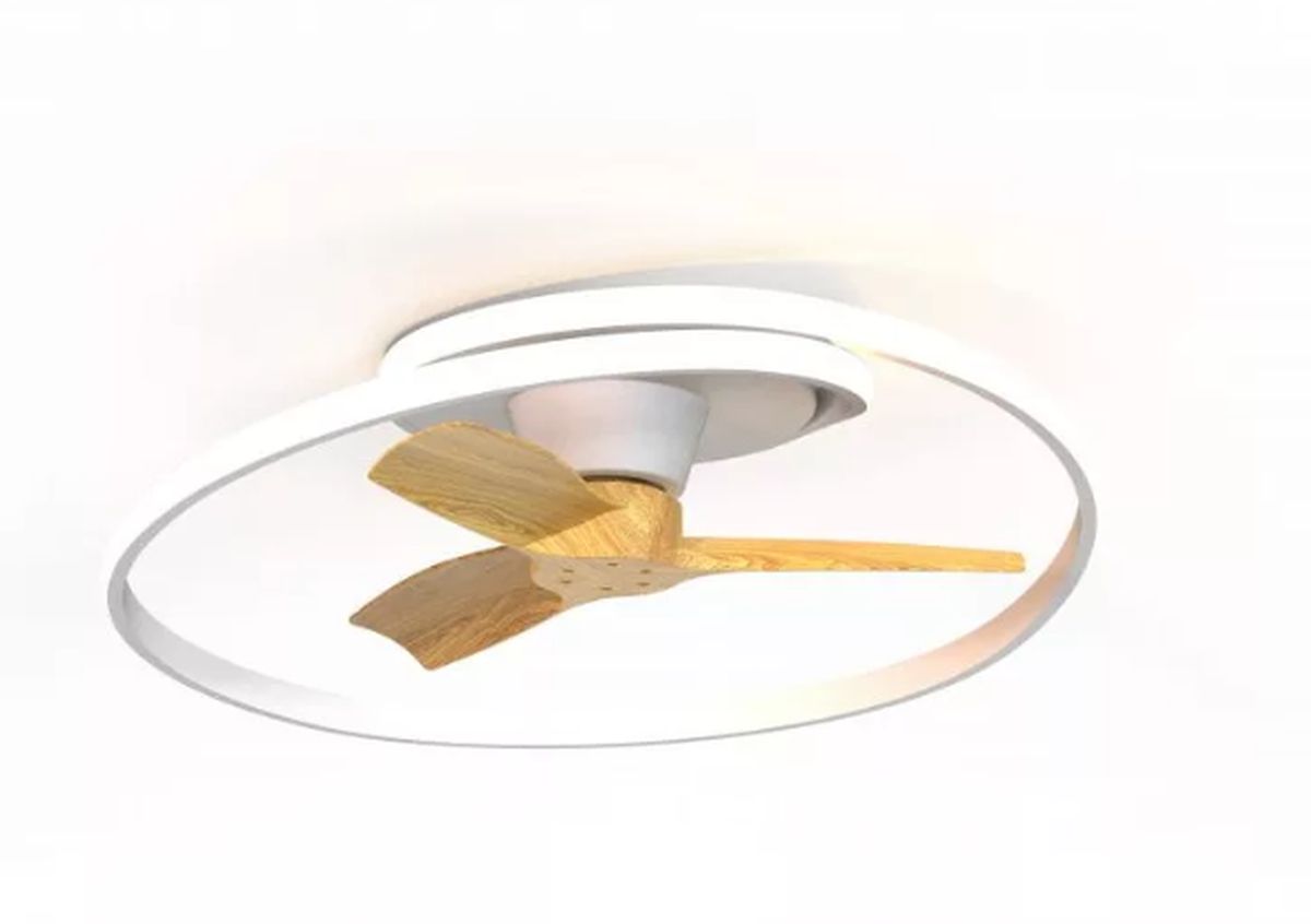 Darmowa Dostawa - Lampa podsufitowa 1x60 W biała-drewno Mantra Ocean 8235