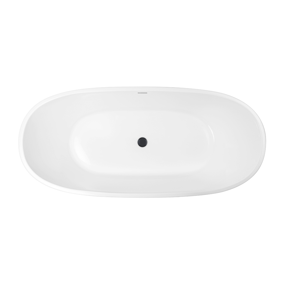 Darmowa Dostawa - Wanna wolnostojąca 170x78 cm owalna biała Oltens Stora abset6905