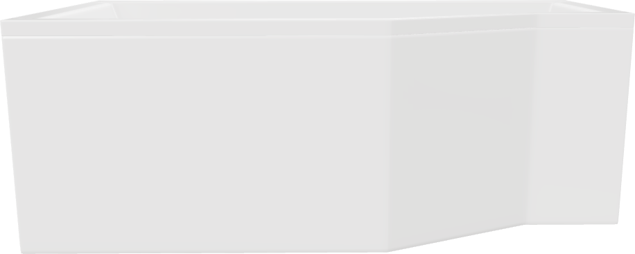 Darmowa Dostawa - Wanna narożna z parawanem 150x75 cm biała Besco Integra I3L150OBI